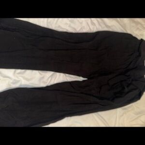 Guess women black‎ linen pants pant summer